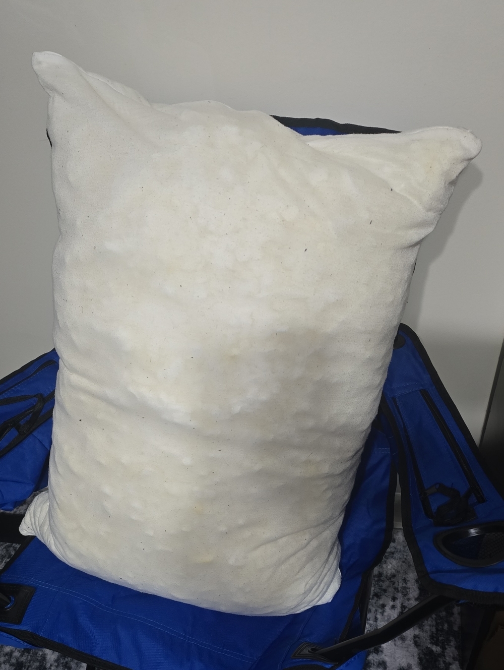 Plain White Home Pillow - Soft Support Cushion